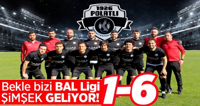 1926 Polatlı Belediye rakibi Güneşspor'u deplasmanda 6-1 yendi