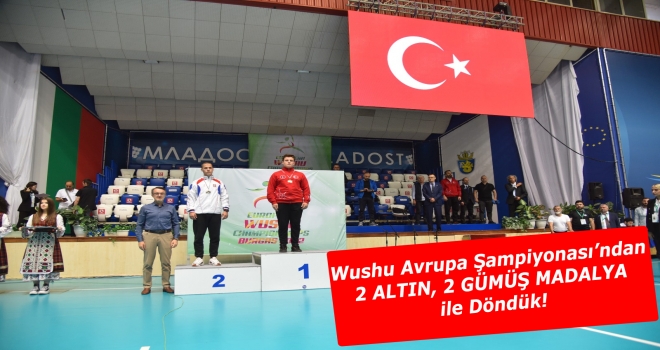 Wushu Avrupa Şampiyonası'ndan Altın Madalya ile Döndük!