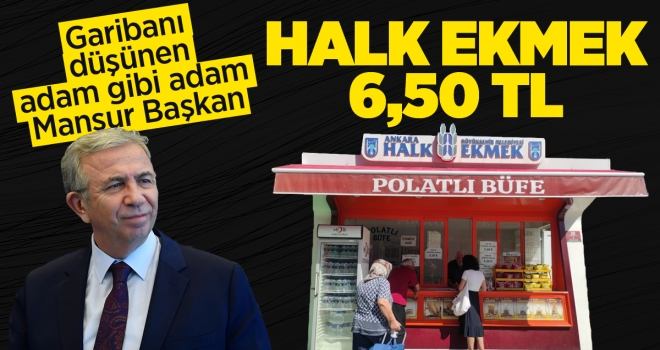 Ankara Halk Ekmek 250 gram ekmeğin fiyatını açıkladı!