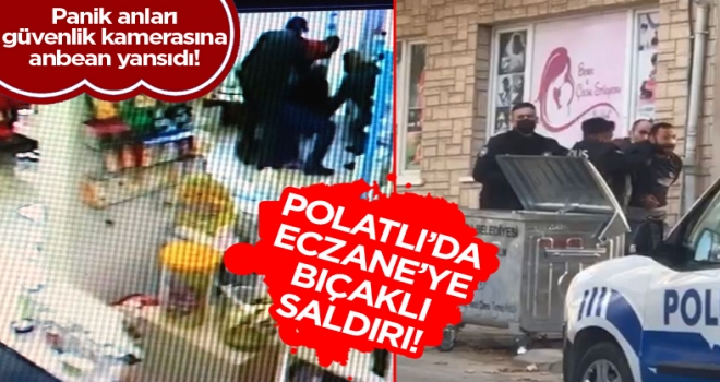 Polatlı'da kırmızı reçeteli ilacı satmayan eczacıya saldırı!