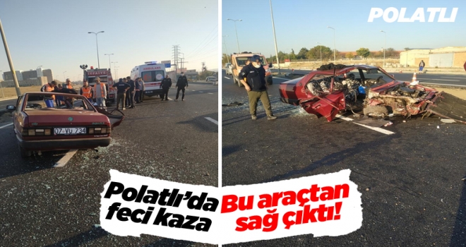 Polatlı'da trafik kazası: 1 kişi yaralandı!