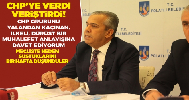 Başkan Yıldızkaya: CHP Grubunu yalandan kaçınmaya davet ediyorum!